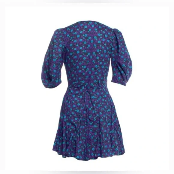 RHODE Blue and Purple Floral Dress - Picture 4 of 7